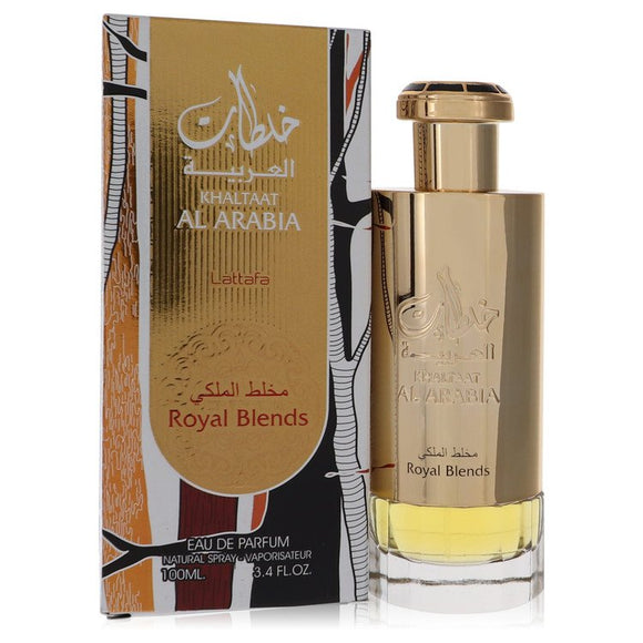 Khaltat Al Arabia Eau De Parfum Spray (Royal Blends) By Lattafa for Men 3.4 oz