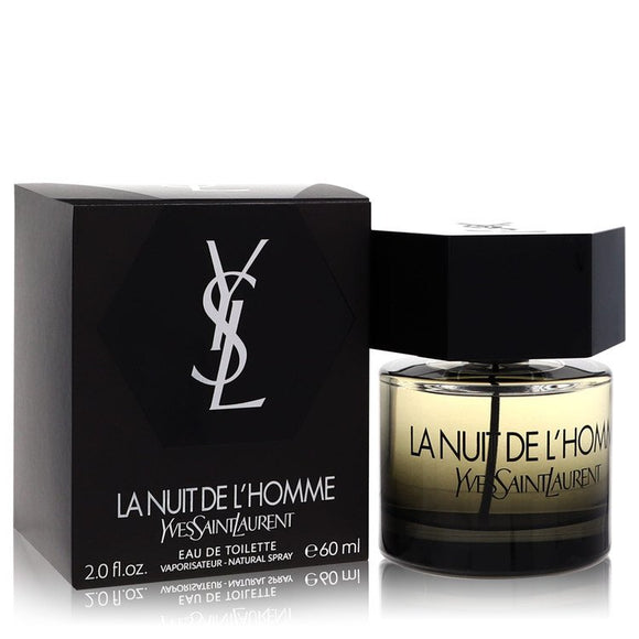 La Nuit De L'homme Eau De Toilette Spray By Yves Saint Laurent for Men 2 oz