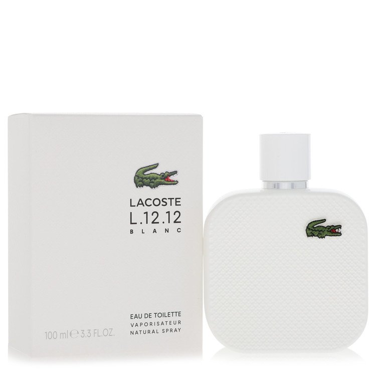 Lacoste Eau De Lacoste L.12.12 Blanc Eau De Toilette Spray By Lacoste for Men 3.3 oz