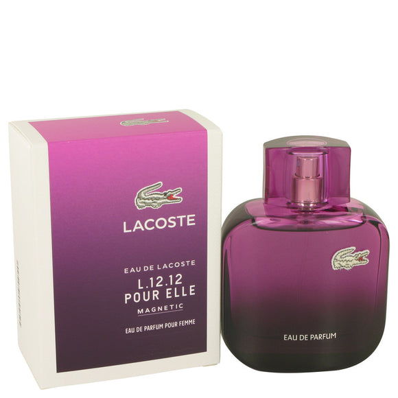 Lacoste Eau De Lacoste L.12.12 Magnetic Perfume By Lacoste Eau De Parfum Spray for Women 2.7 oz