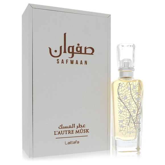 Lattafa Safwaan L'autre Musk Perfume By Lattafa Eau De Parfum Spray (Unisex) for Women 3.4 oz