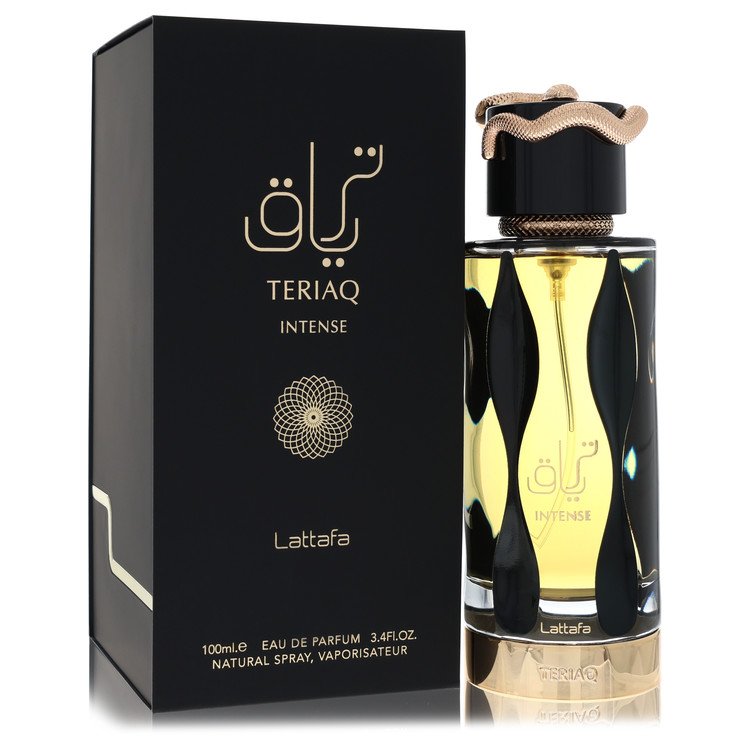 Lattafa Teriaq Intense Eau De Parfum Spray (Unisex) By Lattafa for Men 3.4 oz