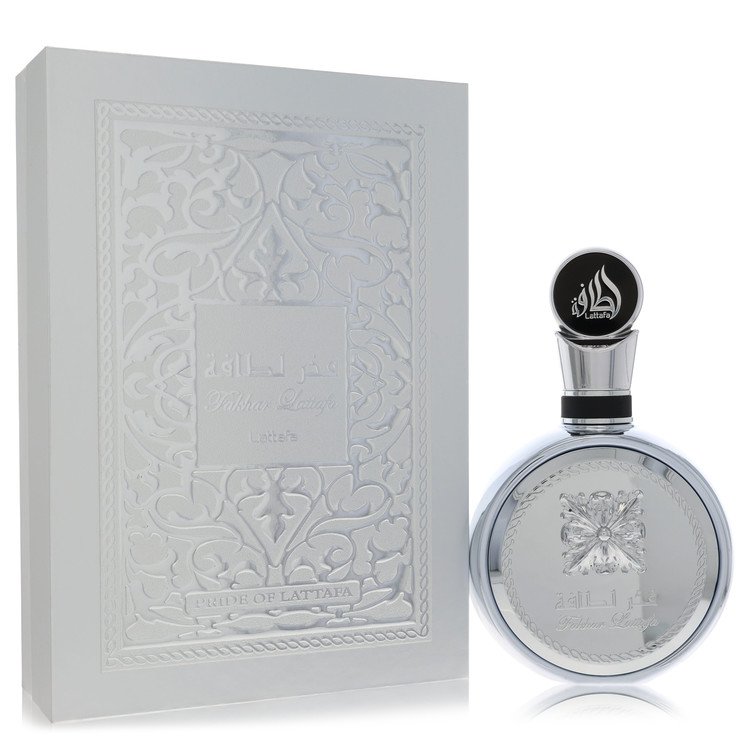 Lattafa Fakhar Platin Eau De Parfum Spray (Unisex) By Lattafa for Men 3.4 oz