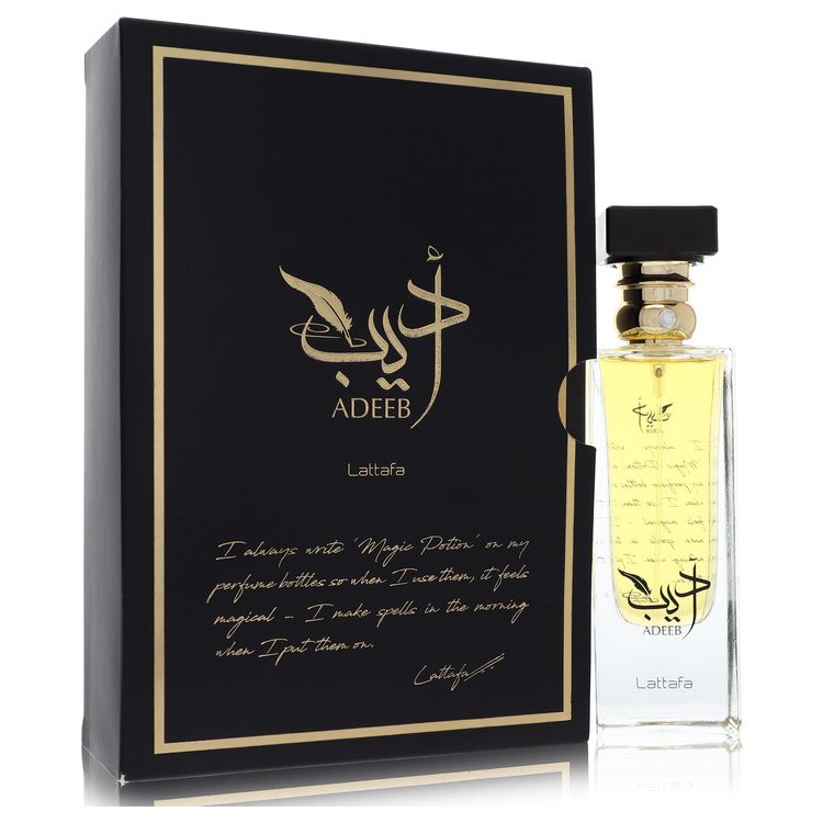 Lattafa Adeeb Perfume By Lattafa Eau De Parfum Spray (Unisex) for Women 2.7 oz