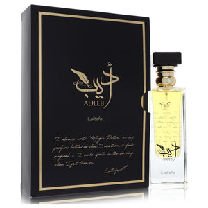 Lattafa Adeeb Perfume By Lattafa Eau De Parfum Spray (Unisex) for Women 2.7 oz