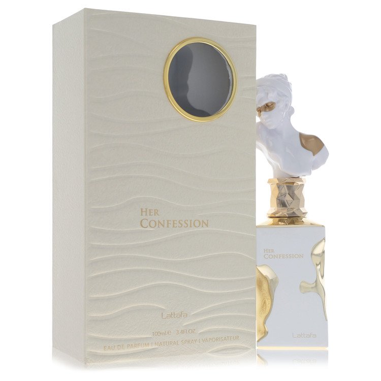 Lattafa Her Confession Eau De Parfum Spray By Lattafa for Women 3.4 oz