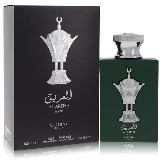 Lattafa Pride Al Areeq Silver Cologne By Lattafa Eau De Parfum Spray (Unisex) for Men 3.4 oz