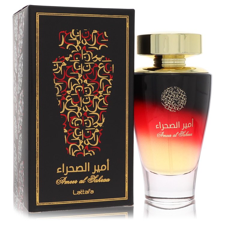 Lattafa Ameer Al Sahraa Cologne By Lattafa Eau De Parfum Spray (Unisex) for Men 3.4 oz