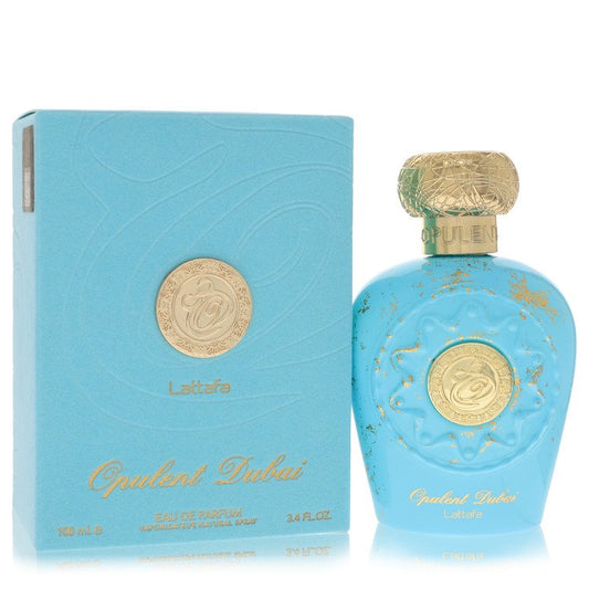 Lattafa Opulent Dubai Eau De Parfum Spray (Unisex) By Lattafa for Women 3.4 oz