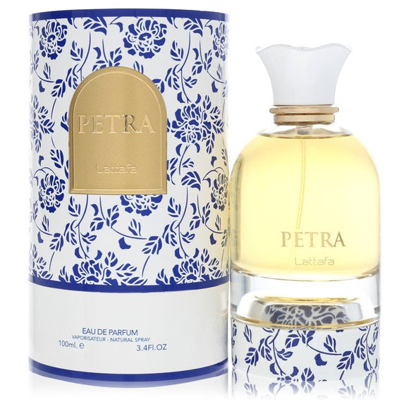 Lattafa Petra Eau De Parfum Spray (Unisex) By Lattafa for Women 3.4 oz