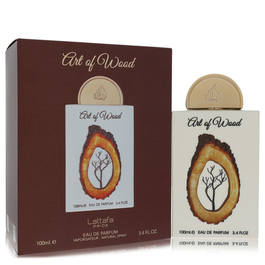 Lattafa Pride Art Of Wood Eau De Parfum Spray (Unisex) By Lattafa for Men 3.4 oz