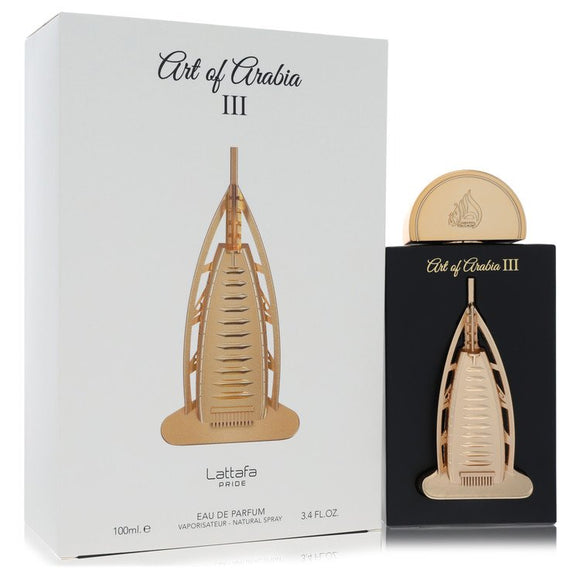 Lattafa Pride Art Of Arabia Iii Eau De Parfum Spray (Unisex) By Lattafa for Women 3.4 oz