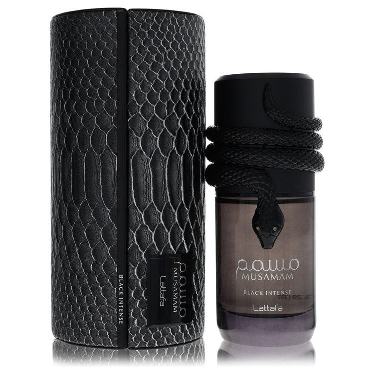 Lattafa Musamam Black Intense Eau De Parfum Spray By Lattafa for Men 3.4 oz
