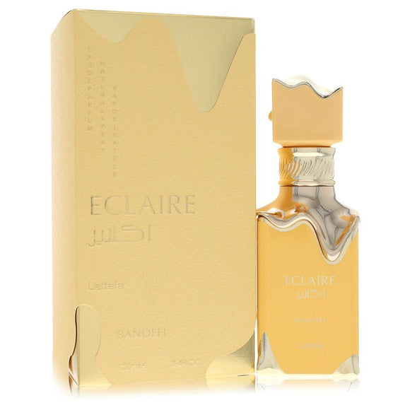 Lattafa Eclaire Banoffi Eau De Parfum Spray (Unisex) By Lattafa for Men 3.4 oz
