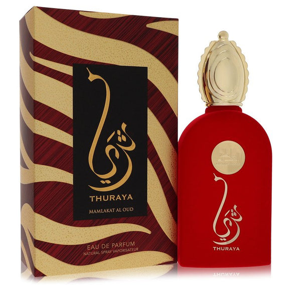 Lattafa Mamlakat Al Oud Thuraya Perfume By Lattafa Eau De Parfum Spray (Unisex) for Women 3.4 oz