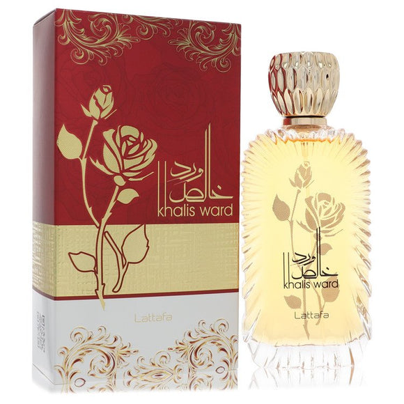 Lattafa Khalis Ward Eau De Parfum Spray (Unisex) By Lattafa for Women 2.72 oz