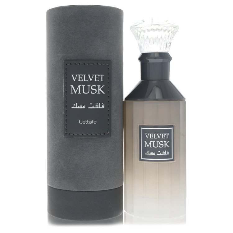 Lattafa Velvet Musk Eau De Parfum Spray (Unisex) By Lattafa for Men 3.4 oz