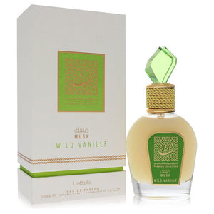 Lattafa Musk Wild Vanille Perfume By Lattafa Eau De Parfum Spray (Unisex) for Women 3.4 oz