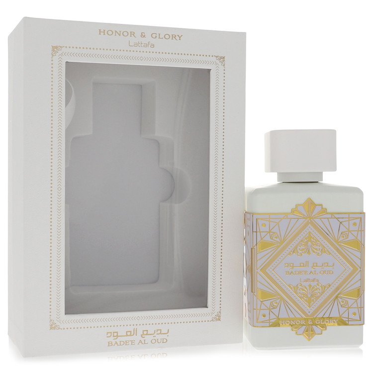 Lattafa Badee Al Oud Honor & Glory Cologne By Lattafa Eau De Parfum Spray (Unisex) for Men 3.4 oz