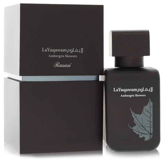 Ambergris Showers Eau De Parfum Spray By Rasasi for Men 2.5 oz