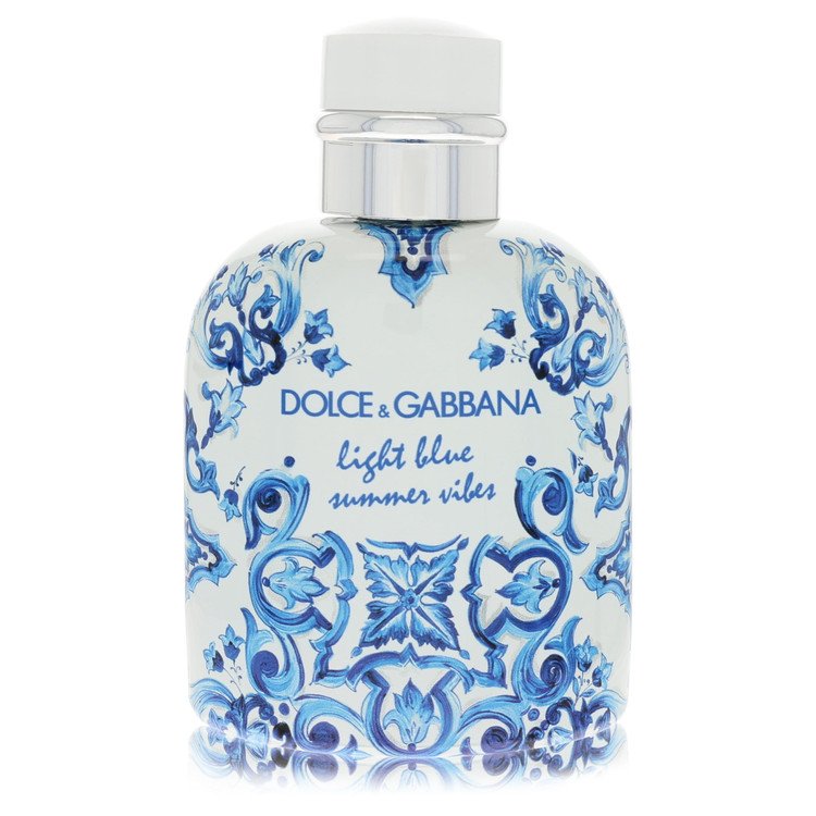 Light Blue Summer Vibes Eau De Toilette Spray (Tester) By Dolce & Gabbana for Men 4.2 oz