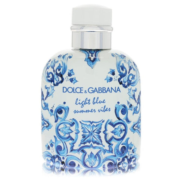 Light Blue Summer Vibes Eau De Toilette Spray (Tester) By Dolce & Gabbana for Men 4.2 oz