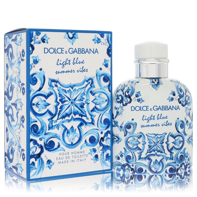 Light Blue Summer Vibes Cologne By Dolce & Gabbana Eau De Toilette Spray for Men 4.2 oz