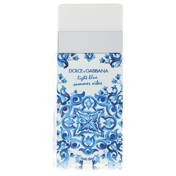 Light Blue Summer Vibes Eau De Toilette Spray (Tester) By Dolce & Gabbana for Women 3.3 oz