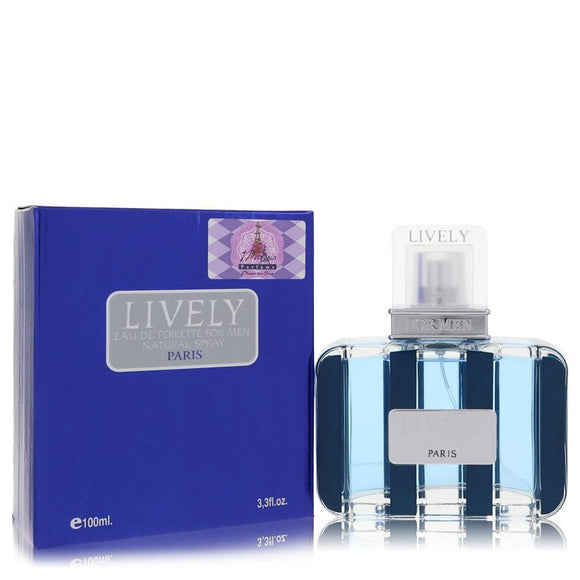 Lively Eau De Toilette Spray By Parfums Lively for Men 3.4 oz