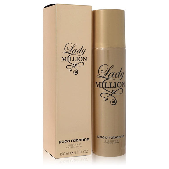 Lady Million Deodorant Spray By Paco Rabanne for Women 5 oz