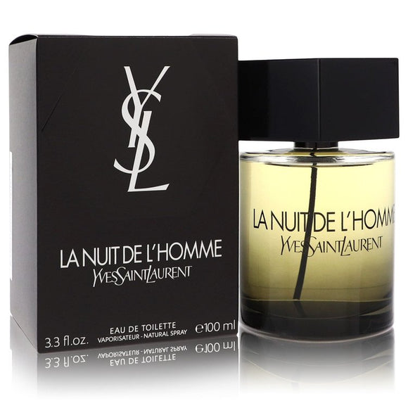 La Nuit De L'homme Eau De Toilette Spray By Yves Saint Laurent for Men 3.4 oz