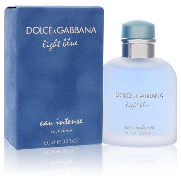 Light Blue Eau Intense Eau De Parfum Spray By Dolce & Gabbana for Men 3.3 oz