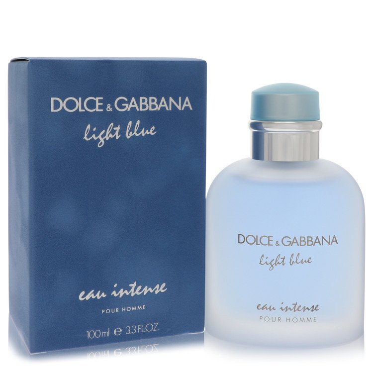 Light Blue Eau Intense Eau De Parfum Spray By Dolce & Gabbana for Men 3.3 oz
