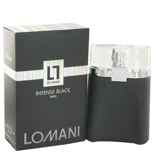 Lomani Intense Black Cologne By Lomani Eau De Toilette Spray for Men 3.3 oz