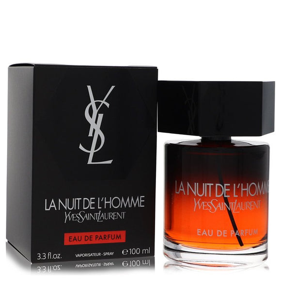 La Nuit De L'homme Eau De Parfum Spray By Yves Saint Laurent for Men 3.3 oz