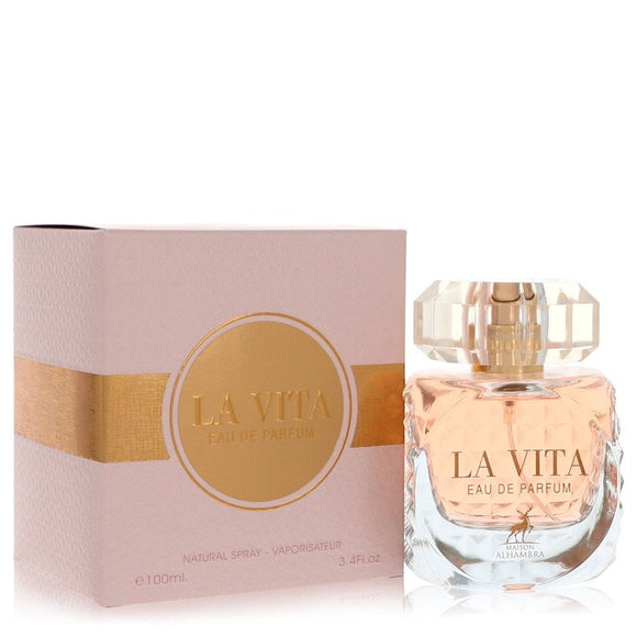 La Vita Eau De Parfum Spray By Maison Alhambra for Women 3.4 oz