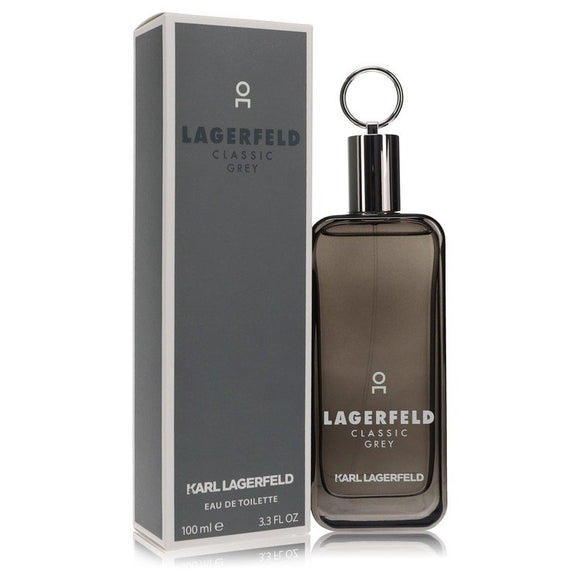 Lagerfeld Classic Grey Eau De Toilette Spray By Karl Lagerfeld for Men 3.3 oz