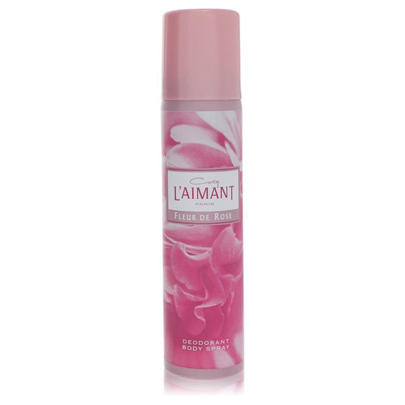 L'aimant Fleur Rose Deodorant Spray By Coty for Women 2.5 oz