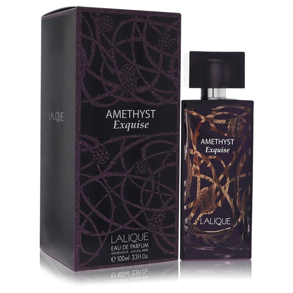 Lalique Amethyst Exquise Eau De Parfum Spray By Lalique for Women 3.3 oz
