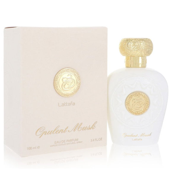 Lattafa Opulent Musk Eau De Parfum Spray (Unisex) By Lattafa for Women 3.4 oz