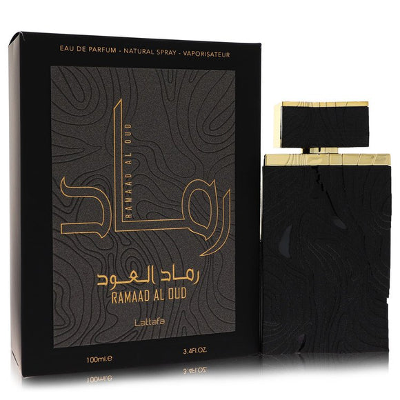 Lattafa Ramaad Al Oud Cologne By Lattafa Eau De Parfum Spray (Unisex) for Men 3.4 oz