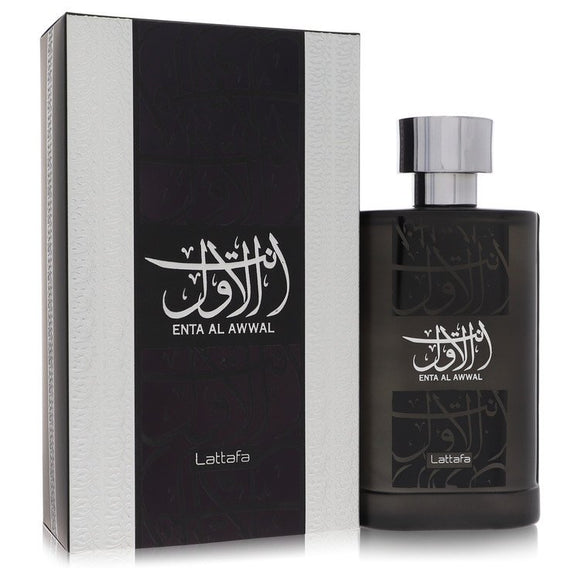 Lattafa Enta Al Awwal Cologne By Lattafa Eau De Parfum Spray (Unisex) for Men 3.4 oz