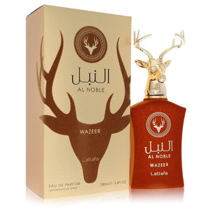Lattafa Al Noble Wazeer Perfume By Lattafa Eau De Parfum Spray (Unisex) for Women 3.4 oz