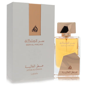 Lattafa Ser Al Malika Perfume By Lattafa Eau De Parfum Spray for Women 3.4 oz