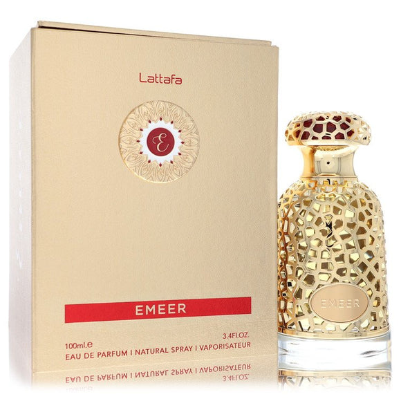 Lattafa Emeer Cologne By Lattafa Eau De Parfum Spray (Unisex) for Men 3.4 oz