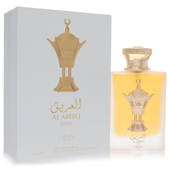 Lattafa Al Areeq Gold Cologne By Lattafa Eau De Parfum Spray (Unisex) for Men 3.4 oz