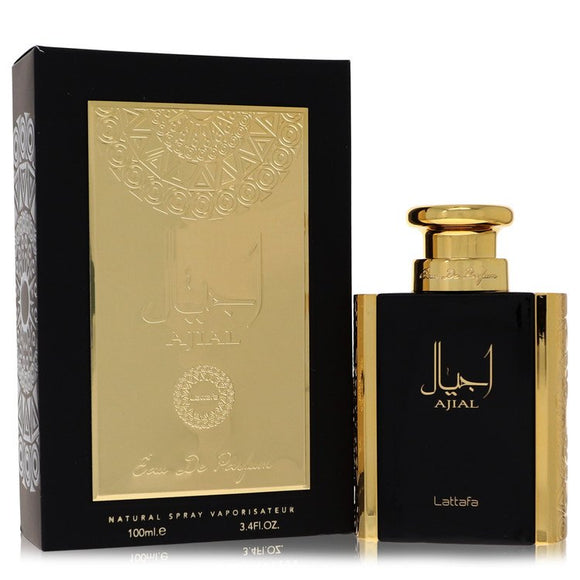 Lattafa Ajial Cologne By Lattafa Eau De Parfum Spray for Men 3.4 oz