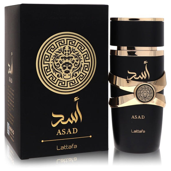 Lattafa Asad Perfume By Lattafa Eau De Parfum Spray (Unisex) for Women 3.4 oz