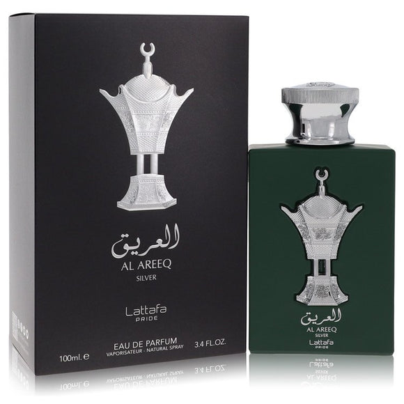 Lattafa Pride Al Areeq Silver Cologne By Lattafa Eau De Parfum Spray (Unisex) for Men 3.4 oz