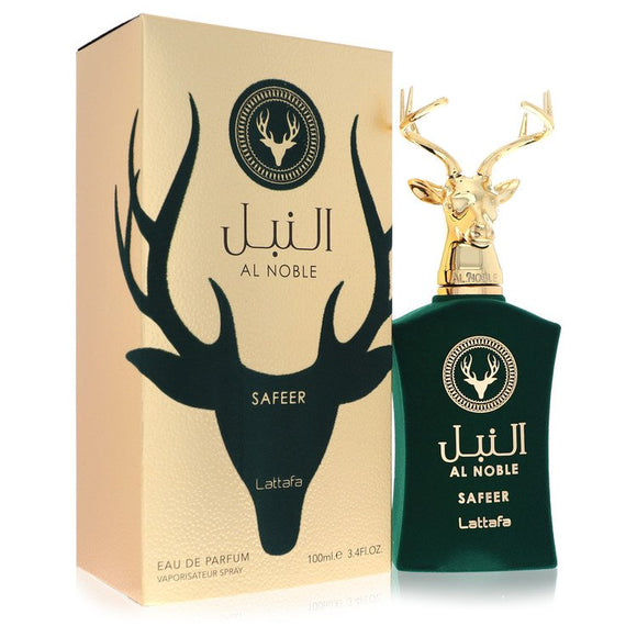 Lattafa Al Noble Safeer Cologne By Lattafa Eau De Parfum Spray (Unisex) for Men 3.4 oz